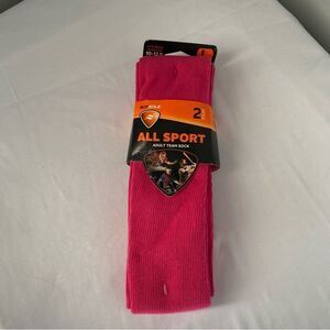 Sof Sole Unisex Adult All Sport Team Select Socks 2-Pack Neon Pink
